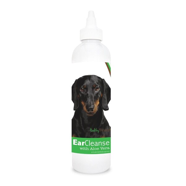 Healthy Breeds 8 oz Dachshund Ear Cleanse with Aloe Vera Cucumber Melon 840235117087 - main